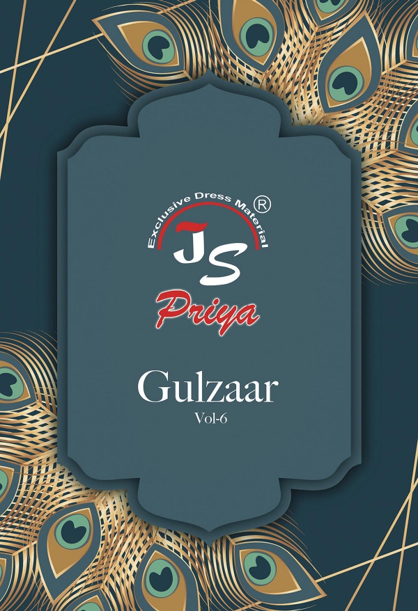 Js Priya Gulzaar Vol 6 Printed Pure Cotton Suit