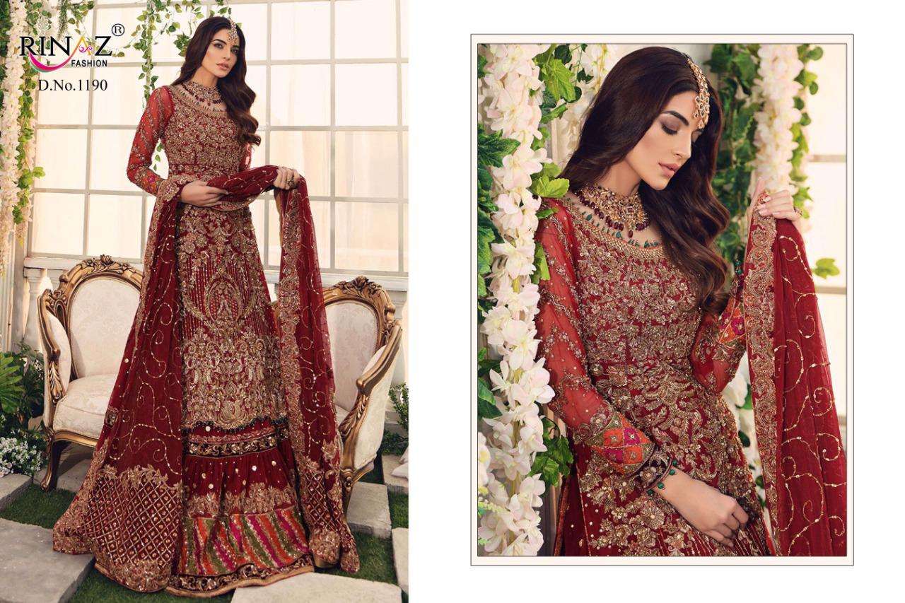 Rinaz Blockbuster Vol-9 Series 1190-1193 Georgette Pakistani Suits