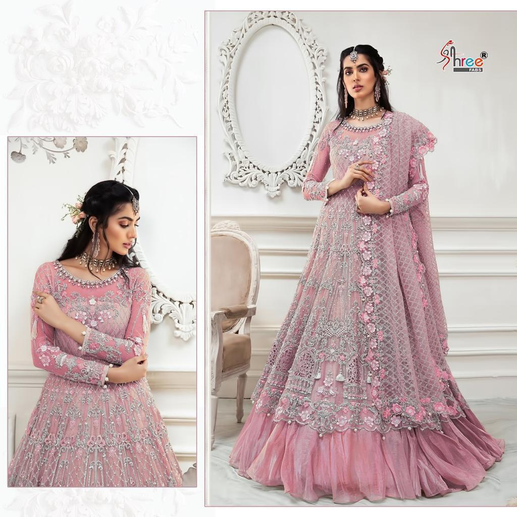 Shree Fabs S-108 Designer Net Suit