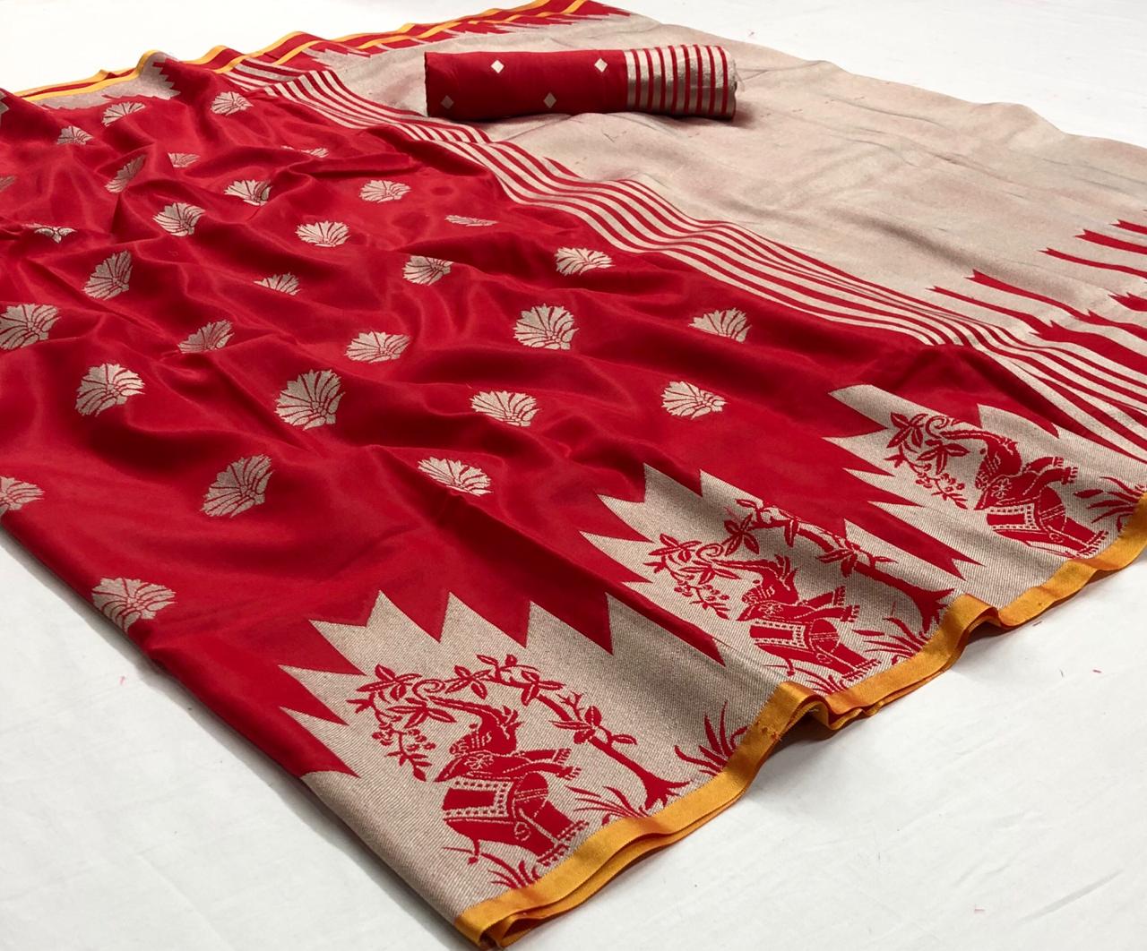 Shivani Designer Soft Silk Weaving Saree