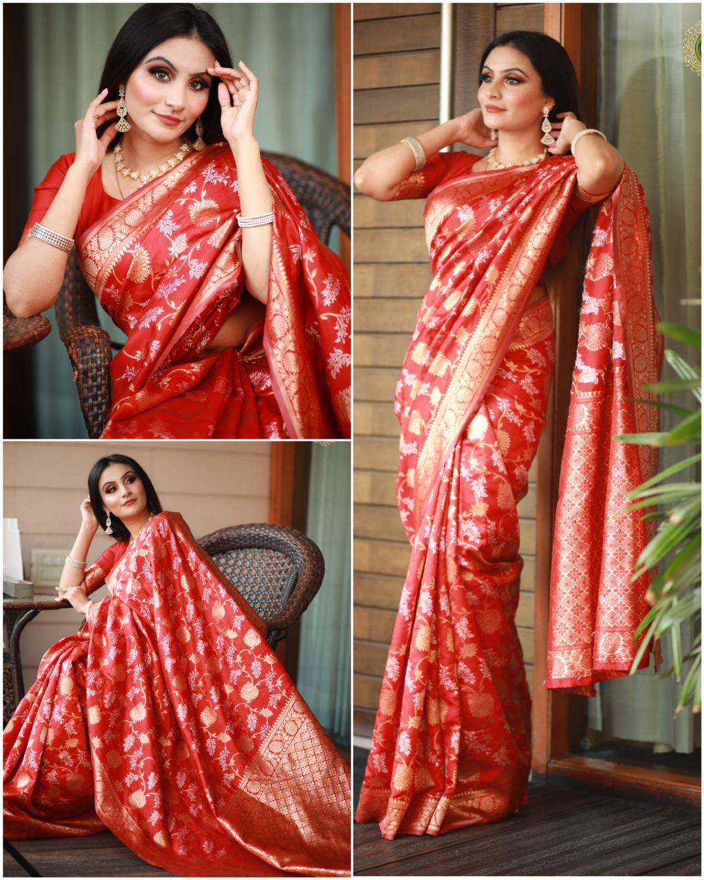 Bt-02 Designer Banarasi Silk Saree