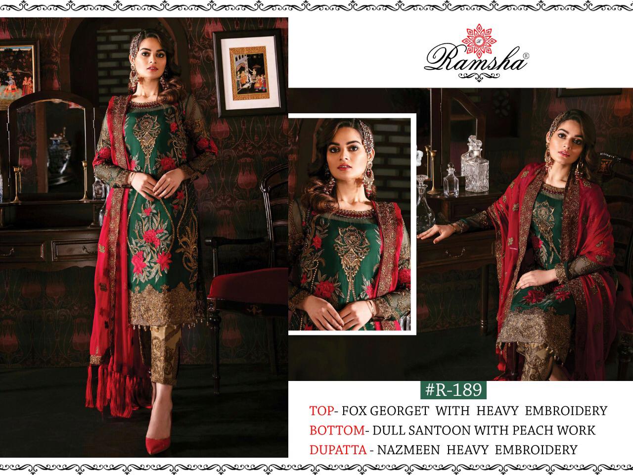 Ramsha R-188-196 Designer Fancy Suit