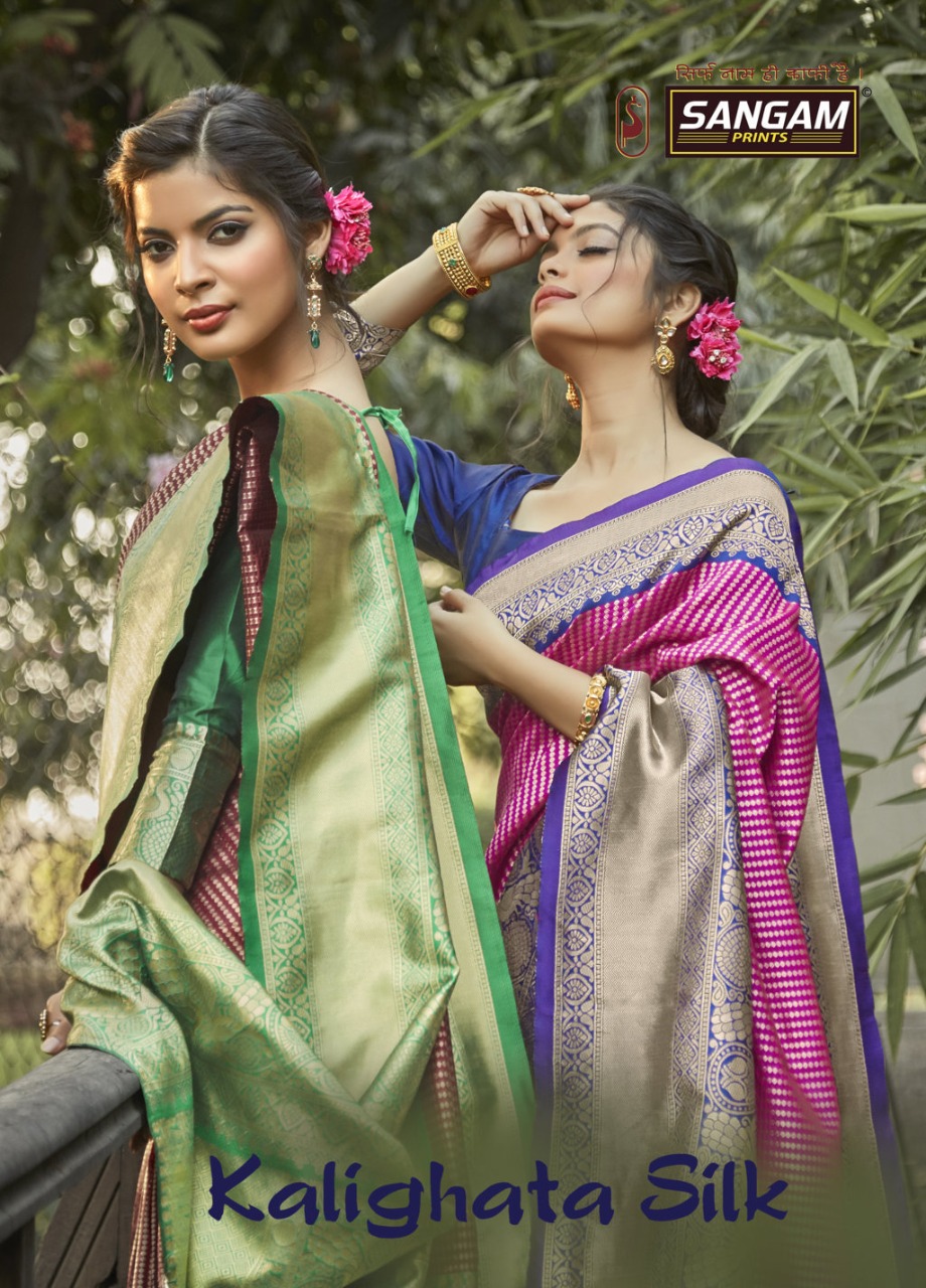 Sangam Kalighata Silk Designer Silk Saree