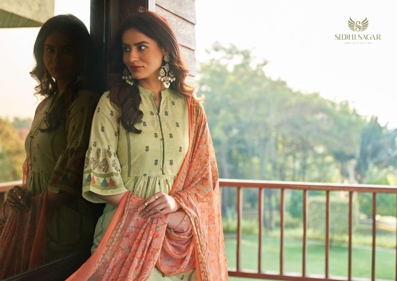 Siddhi Sagar Jiyana Lawn Printed Lady Suits With 3mtr Bottom