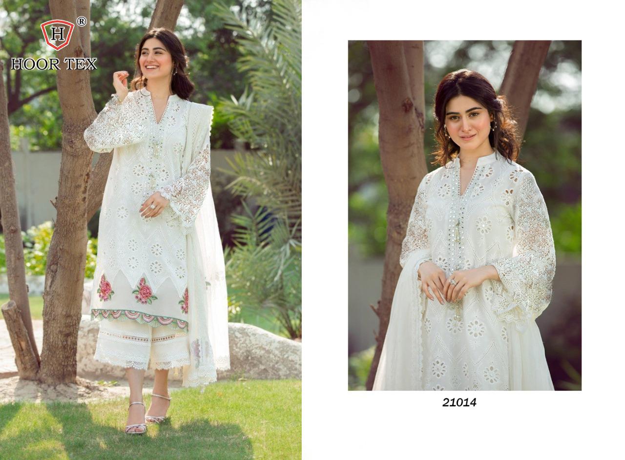 Hoor Tex 21014 Designer Heavy Lawn Cotton Suit