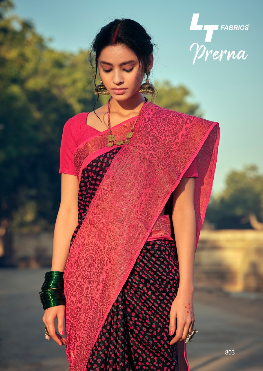 Lt Fabrics Prerna Designer Cotton Silk Saree