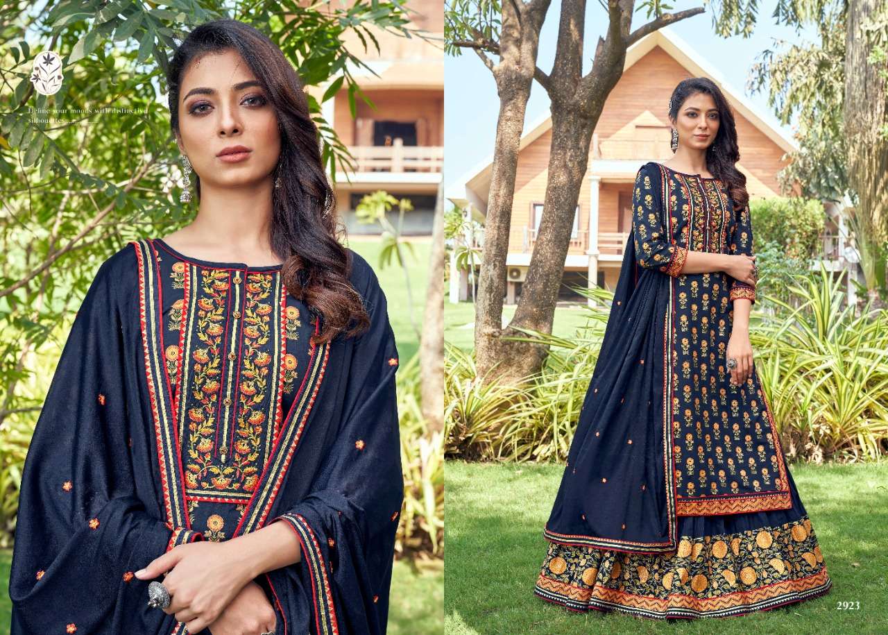 Rangoon Kathak Cotton Readymade Lehenga Stylish Salwar Kameez