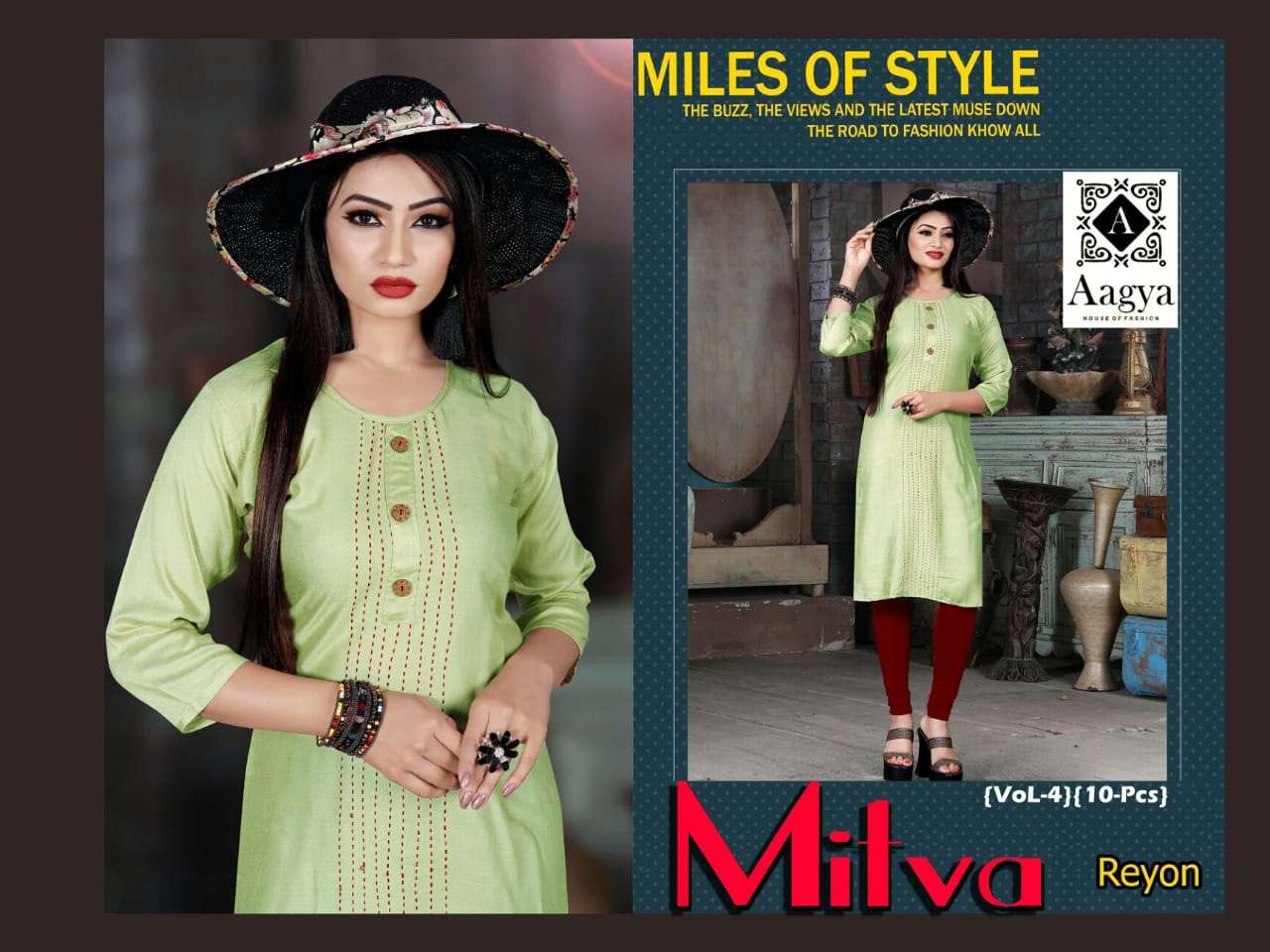 Mitva Vol.4 By Aagya Heavy Rayon Catalog