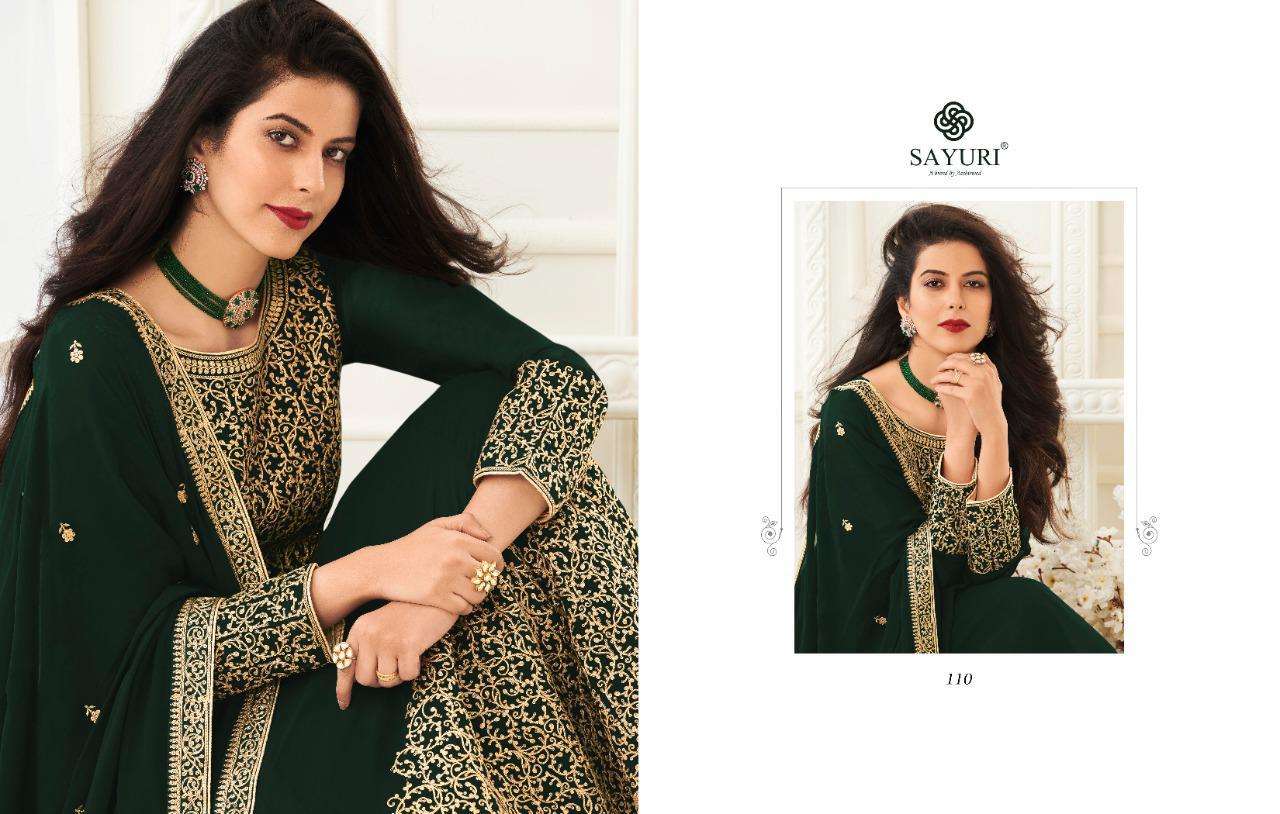 Sayuri Kesha Series 109-112 Georgette Anarkali Long Party Wear Suits