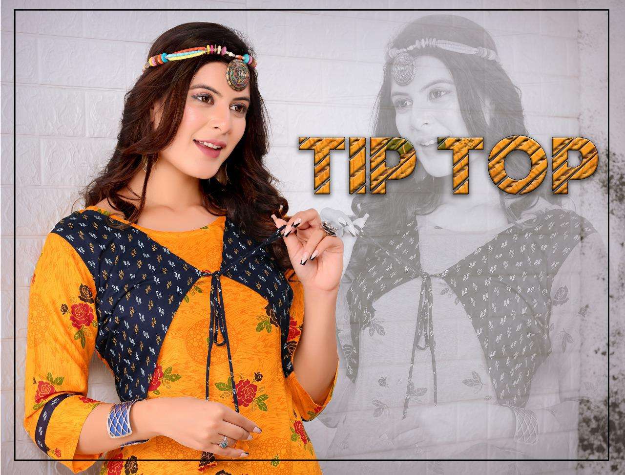 Tip Top By Trendy Heavy Rayon Kurti With Plazo Catalog