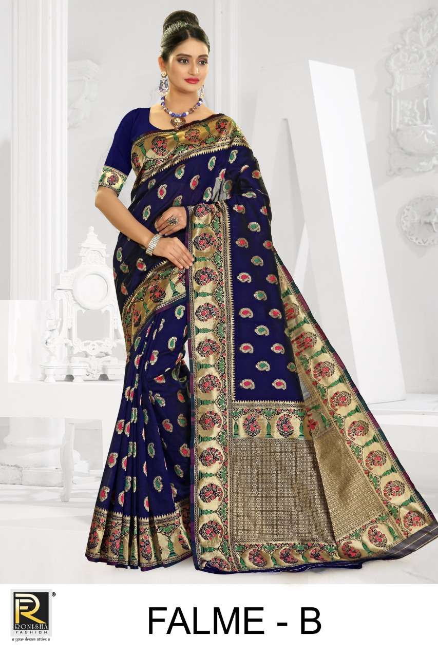 Ranjna Saree Falme Casual Wear Silk Saree Collection