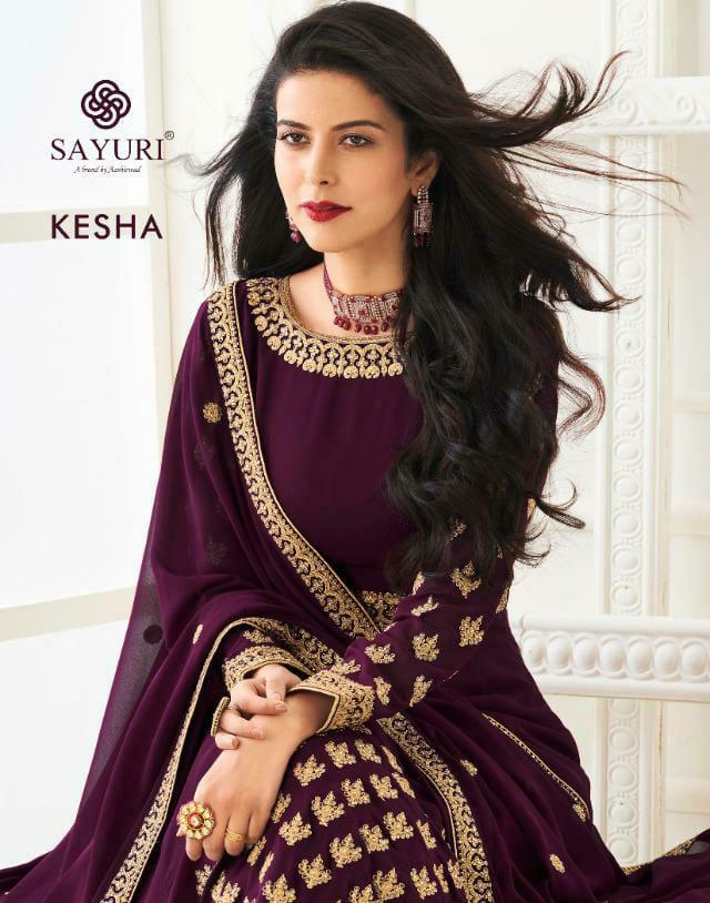 Aashirwad Sayuri Kesha 109 Series Designer Real Georgette Suit