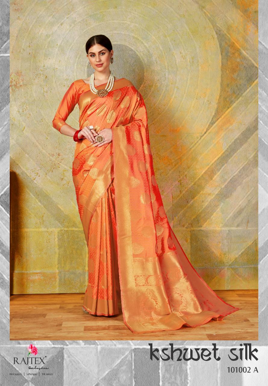 Rajtex Kshwet Limited Edition Designer Pure Soft Silk Weaving Saree