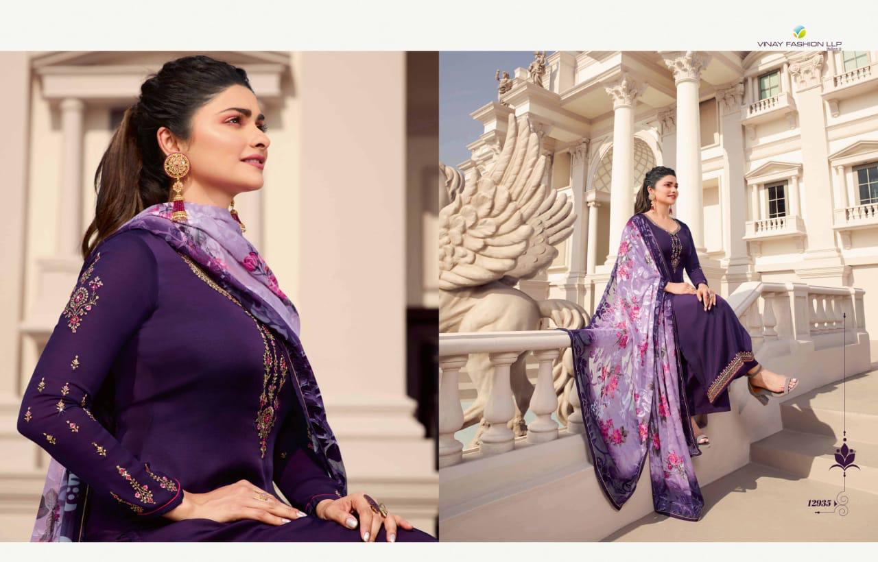 Vinay Fashion Designer Tusser Satin Suit