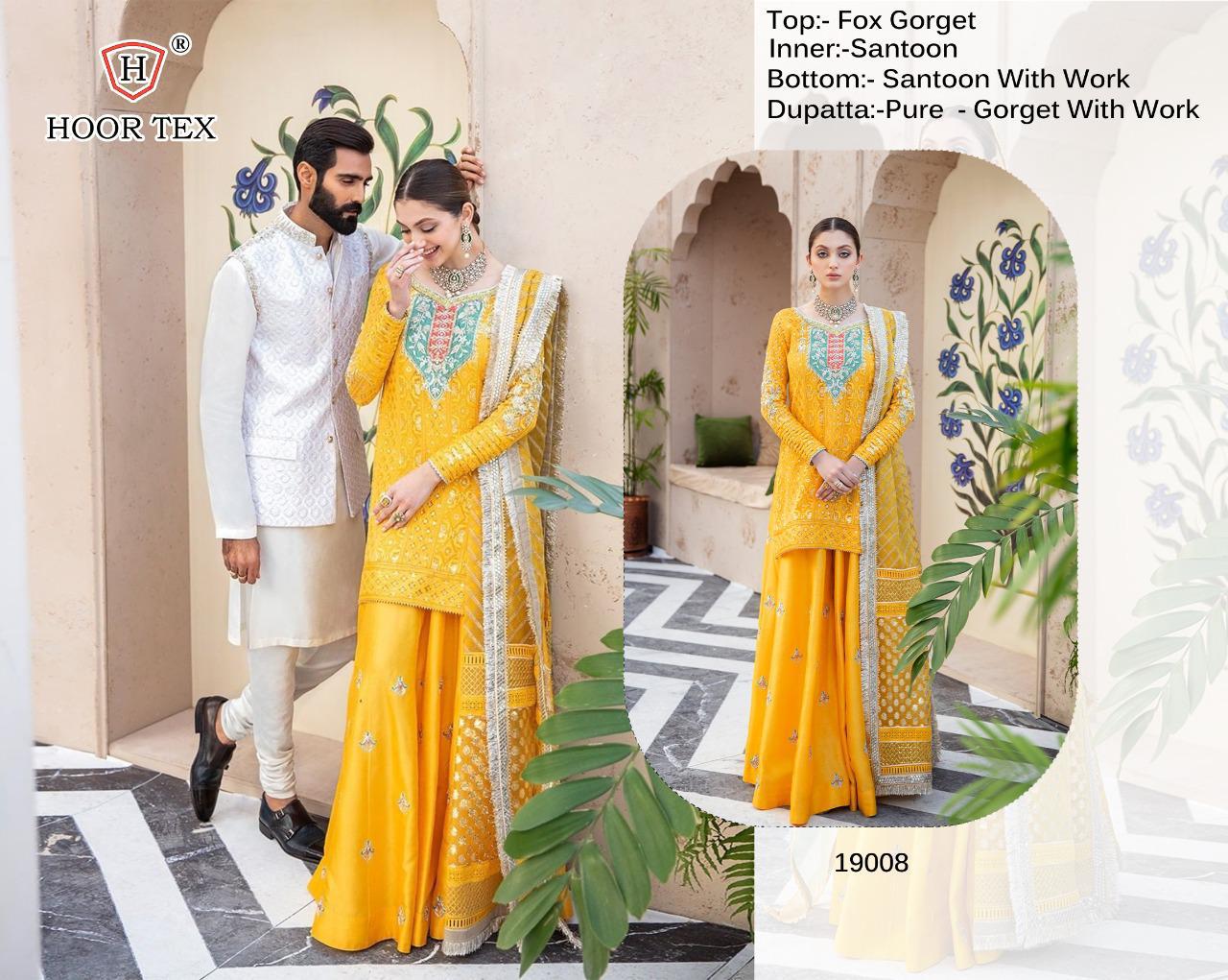 Hoor Tex 19018 Eid Collection Faux Georgette Suit