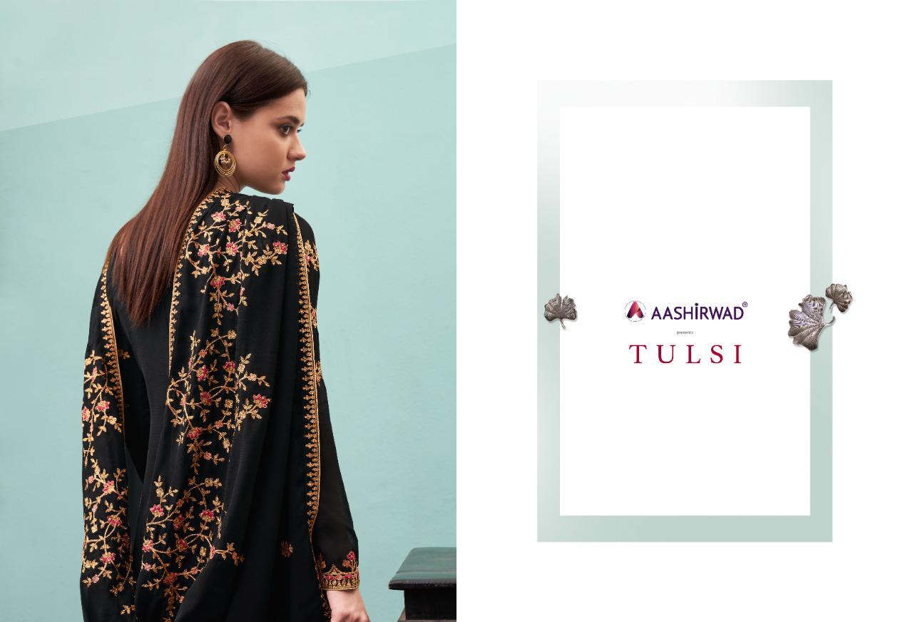 Aashirwad Tulsi Designer Real Georgette Suit