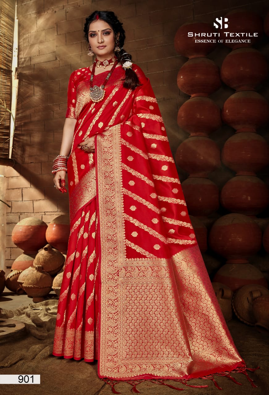 Shruti Prerna Designer Banarasi Silk Saree