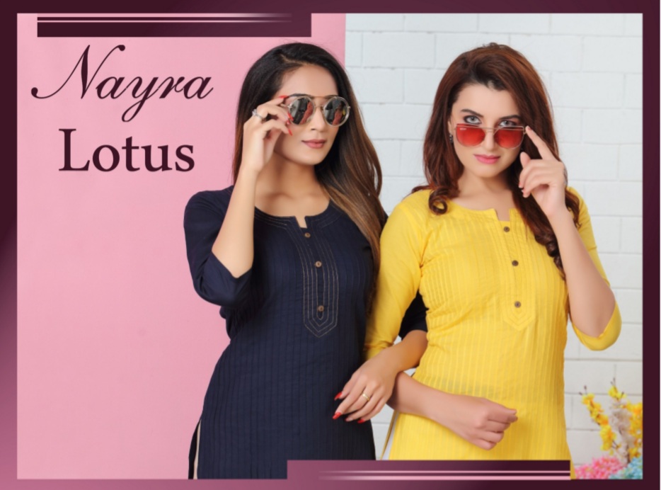 Nayra Lotus Series 2051-2060 Cotton Printed Daily Wear Kurti