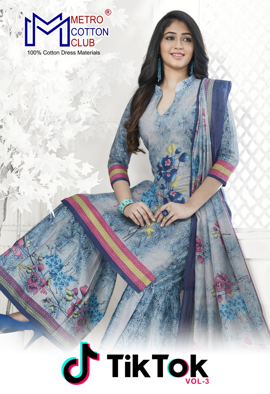 Mishri Creation Tiktok Vol-3 Series 3001-3010-cotton Suit