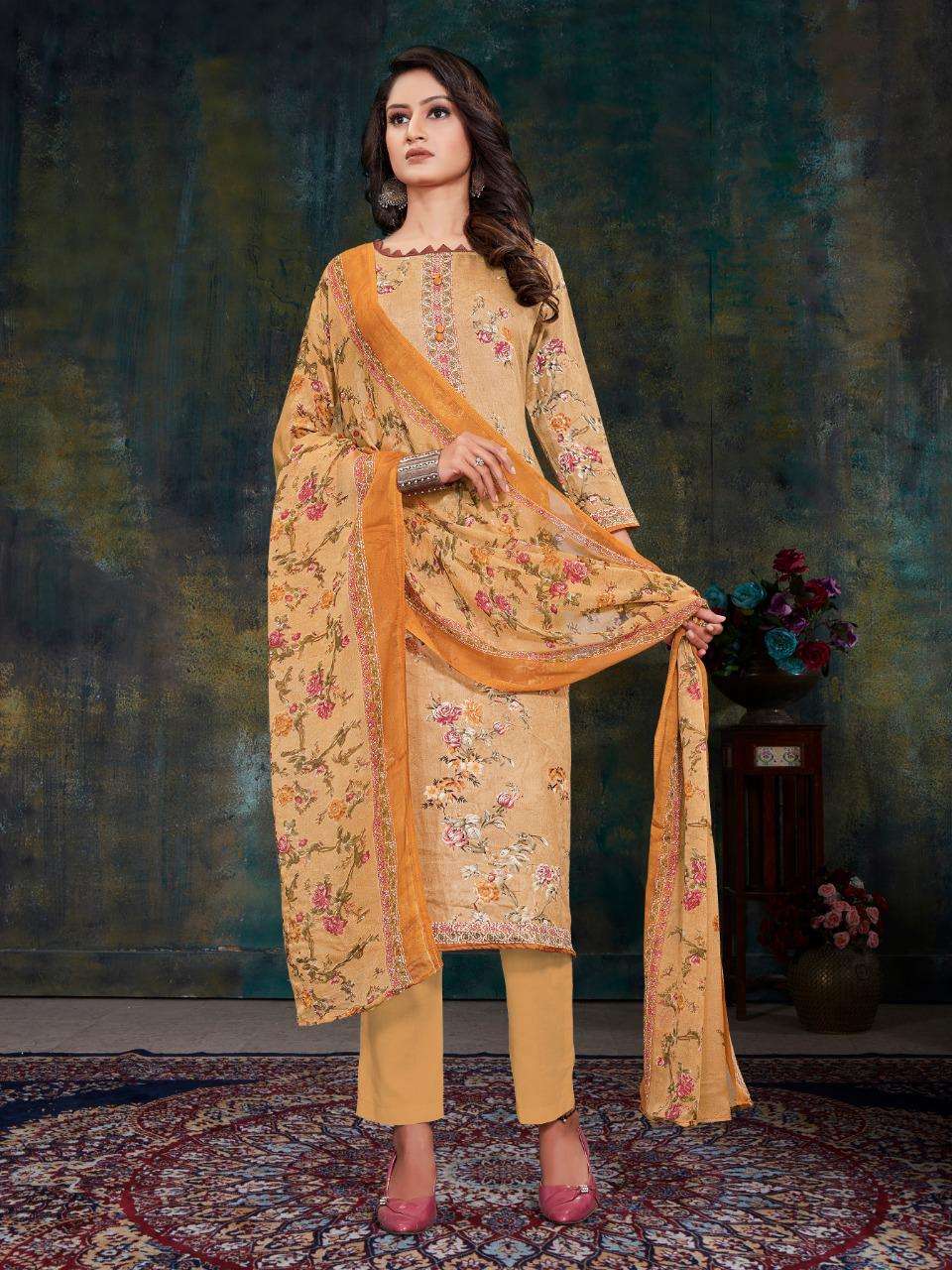 Bipson Preeto Series 1292 Glace Cotton Printed Suits