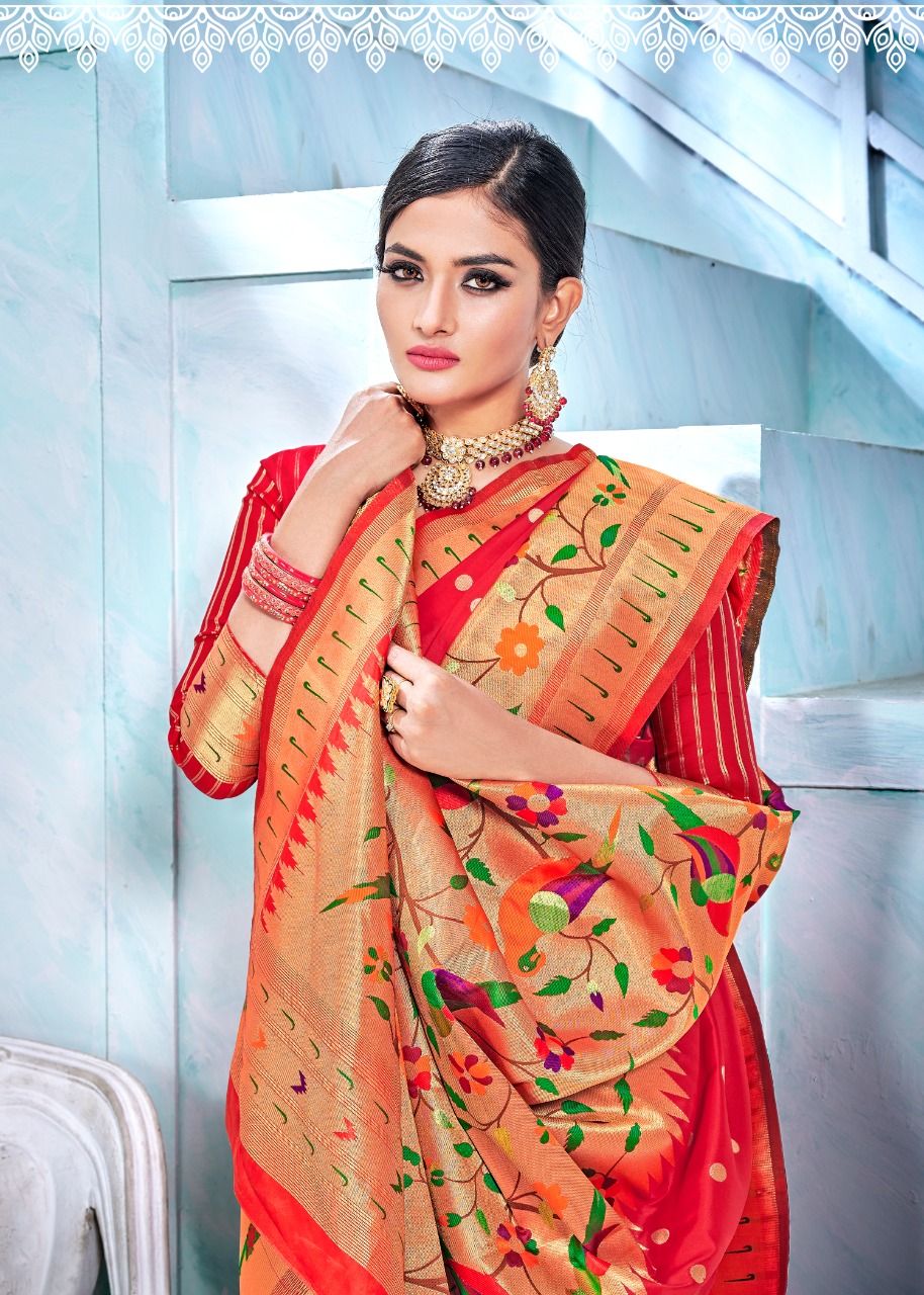 Arush Silk Designer Pure Silk Paithani Saree