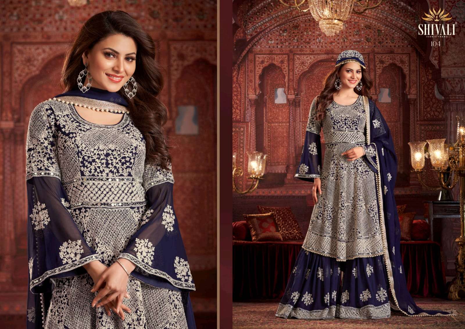 Shivali Halime Sultan Series 101-105 Heavy Work Garara Suits Eid Special