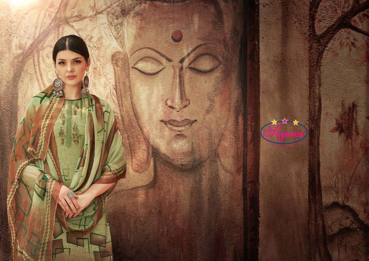 Siyoni Rubi Series 101-110 Jam Cotton Designer Salwar Kameez