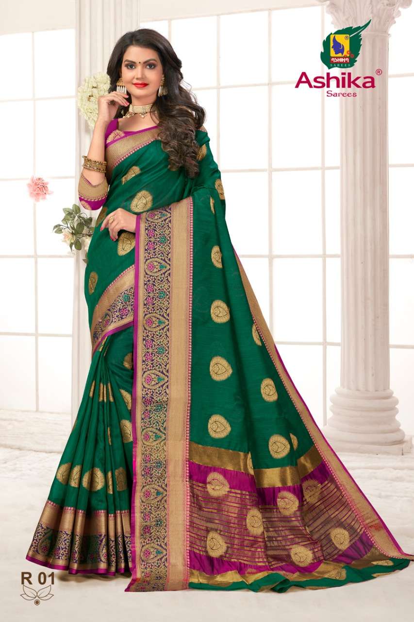 Ashika Saree Rangrez Series 01-06 Cotton Silk Saree
