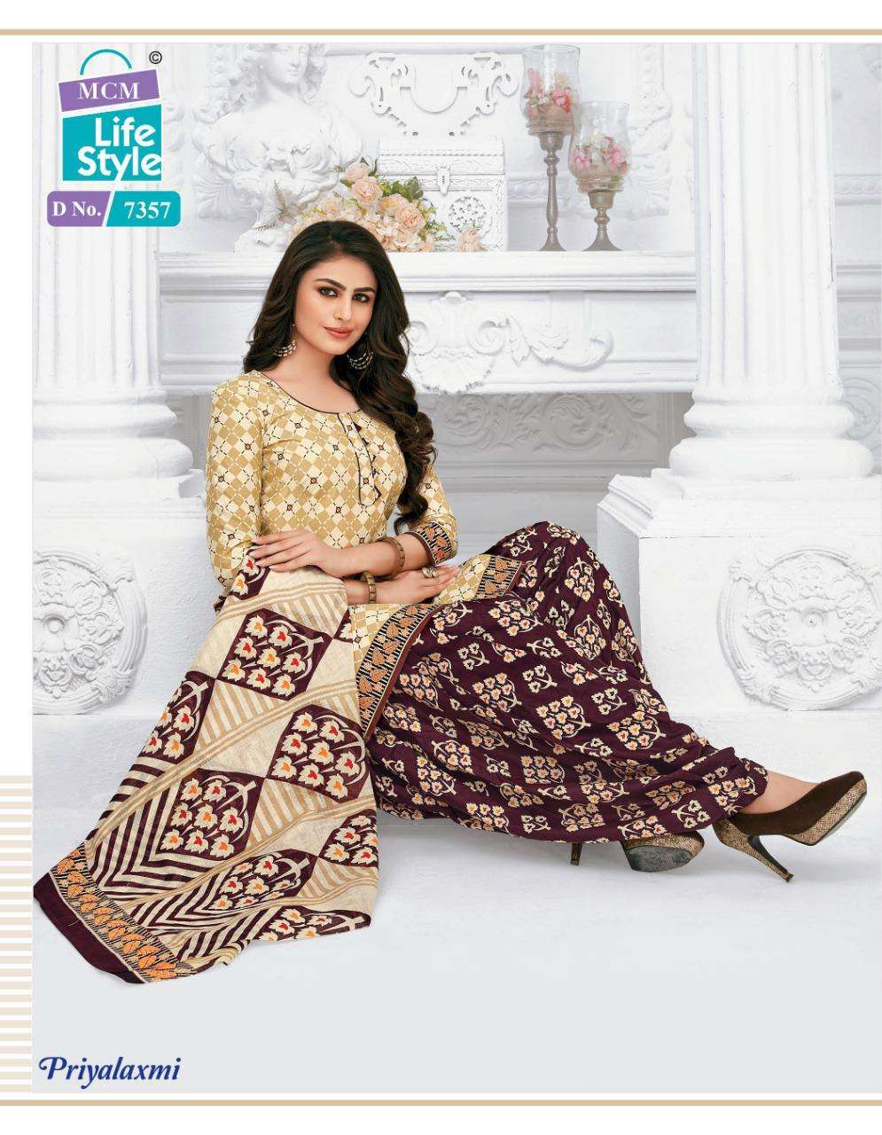 Mcm Lifestyle Priyalaxmi Vol-20 Series 7335-7358 Cotton Suit