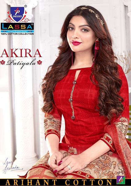 Arihant Lassa Akira Series 1001-1008 Pure Cotton Suit