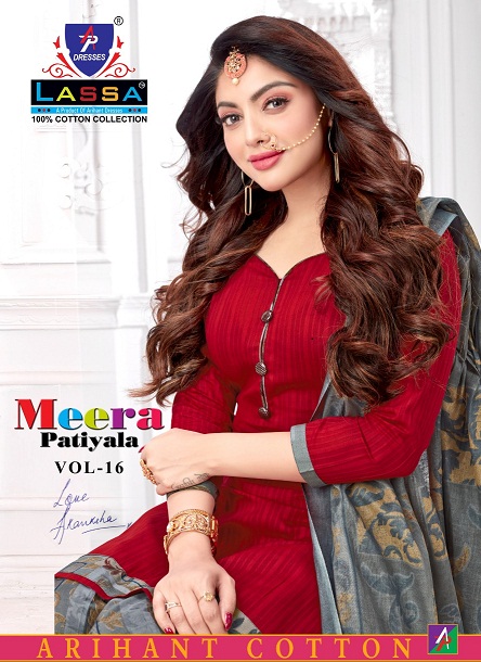 Arihant Lassa Meera Vol-16 Series 1601-1610 Pure Cotton Suit