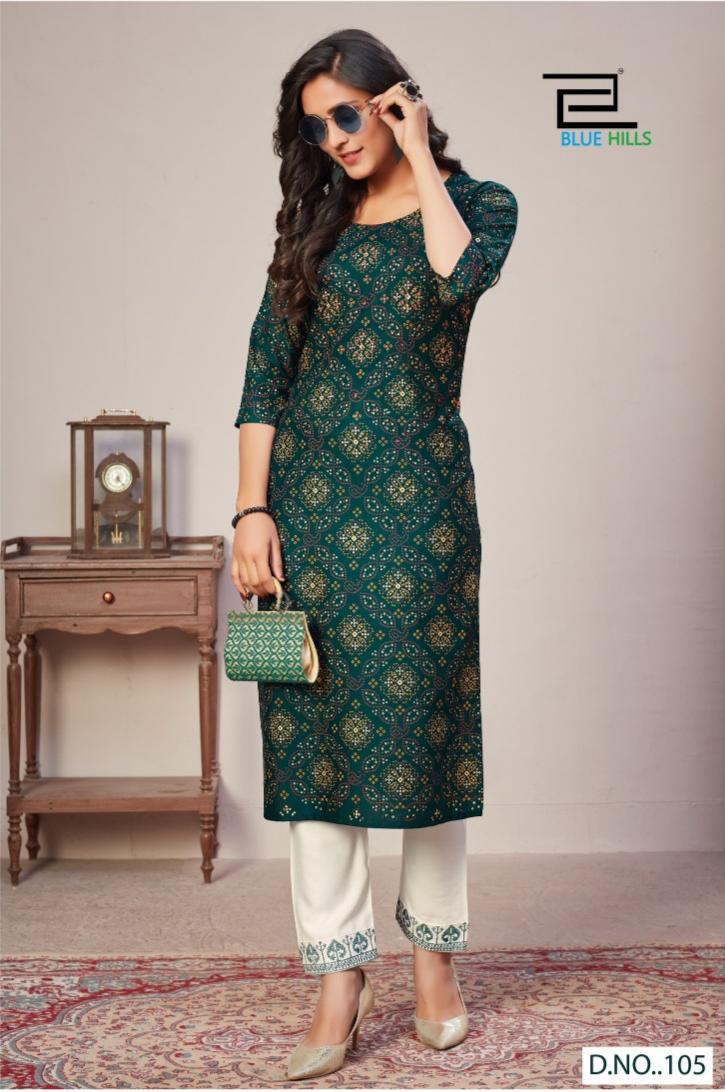 Bt-20 Designer Rayon Slub Kurti