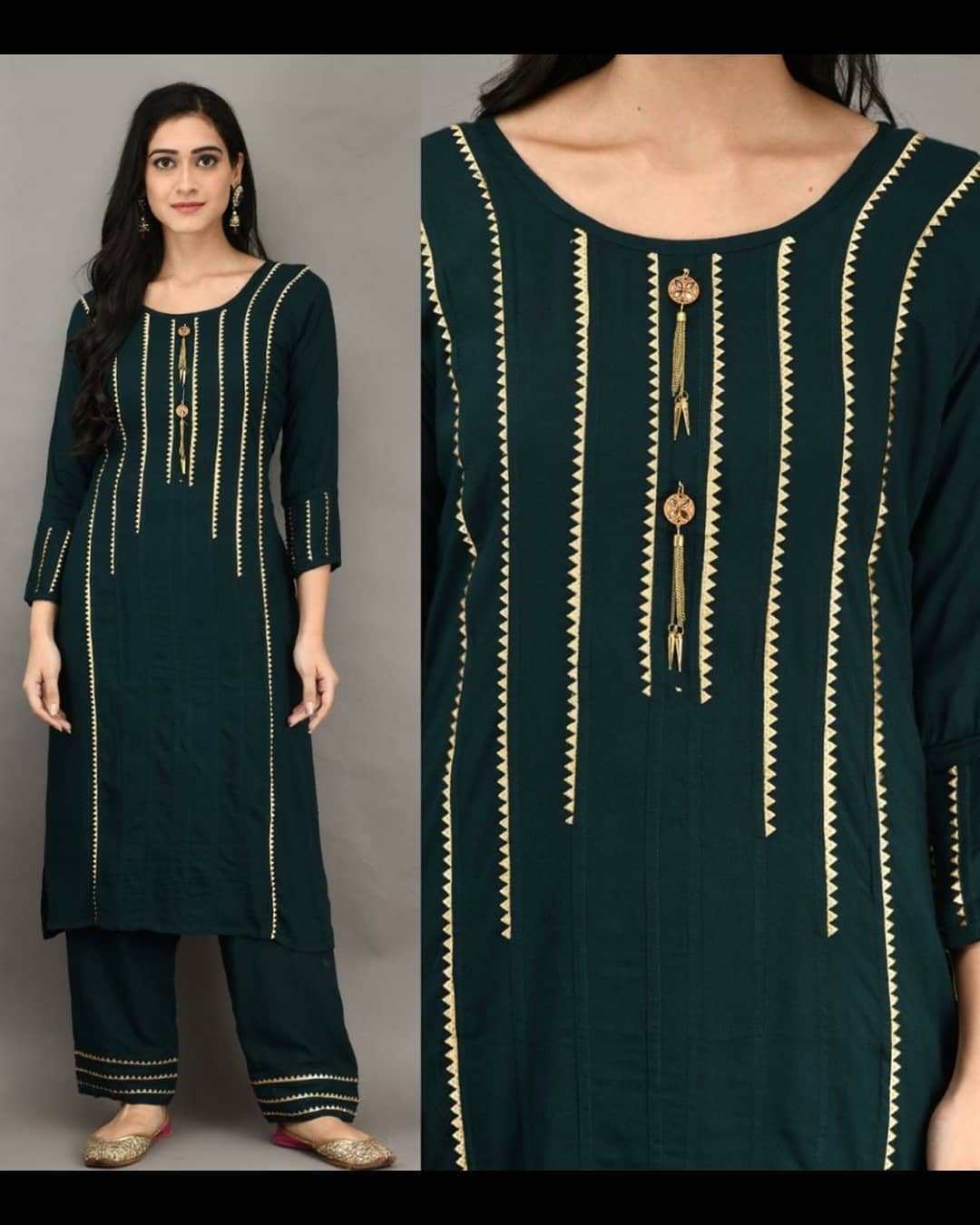 Bt-07 Designer Rayon Kurti