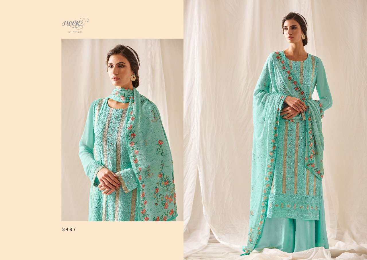 Kimora Roza Series 8481-8487 Georgette Eid Special Salwar Kameez