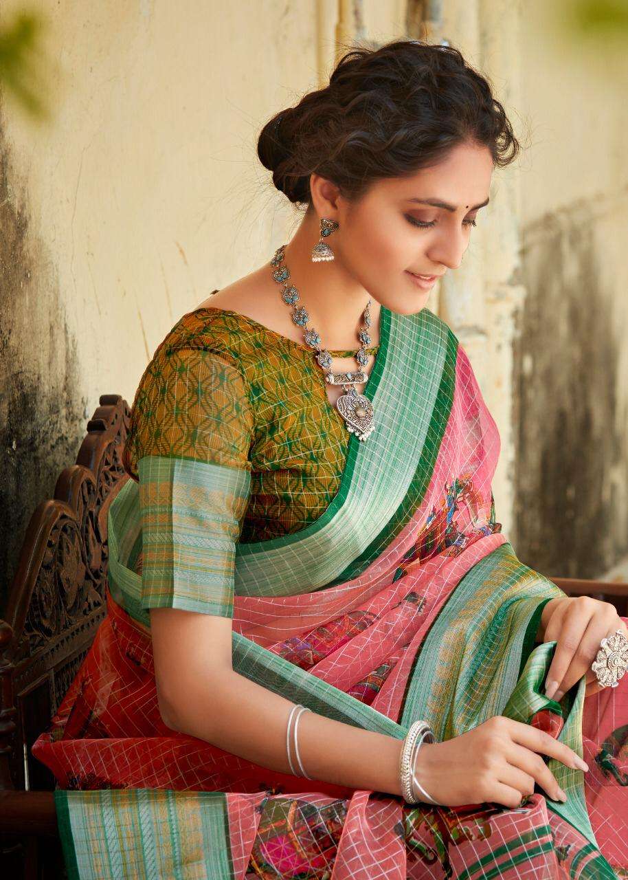 Shreyans Fashion Walam Silk Vol-2 Series 13-24 Organza Saree