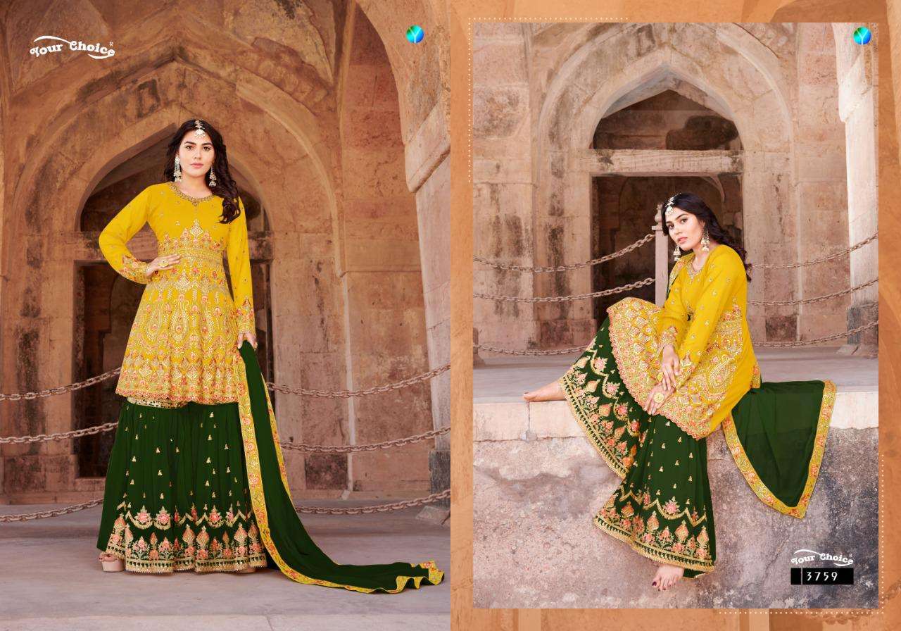 Your Choice Princess Georgette Eid Special Garara Salwar Kameez