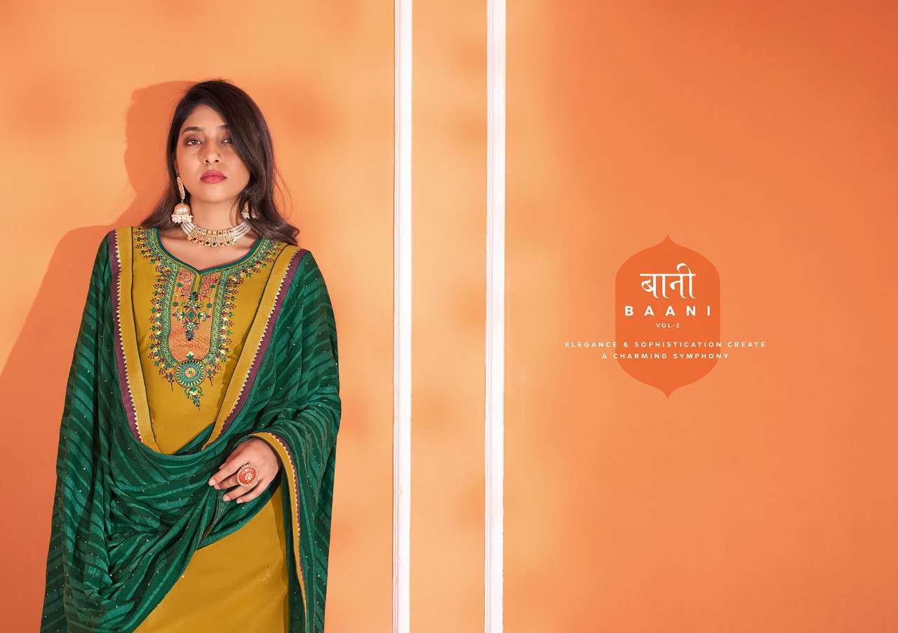 Fourdots Baani Vol-2 Series 01-04 Silk Embroiddery Salwar Kameez