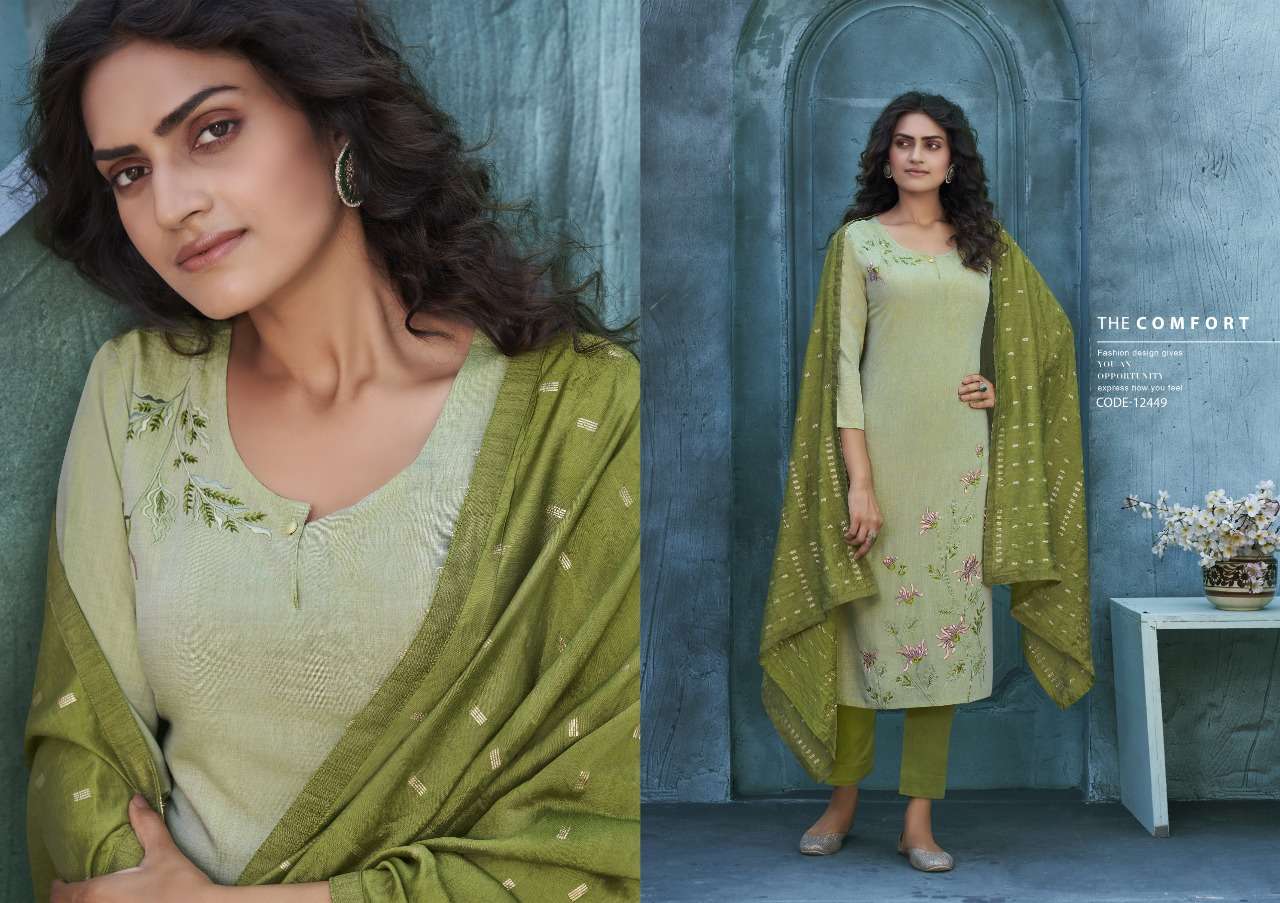 Titli By Kalaroop Readymade Silk Salwar Kameez Wholesaler