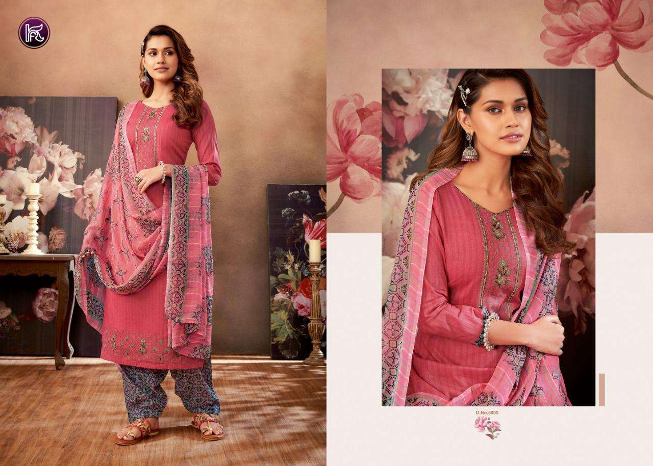 Kala Fashion Patiyala Series 5001-5008 Cotton Punjabi Salwar Kameez
