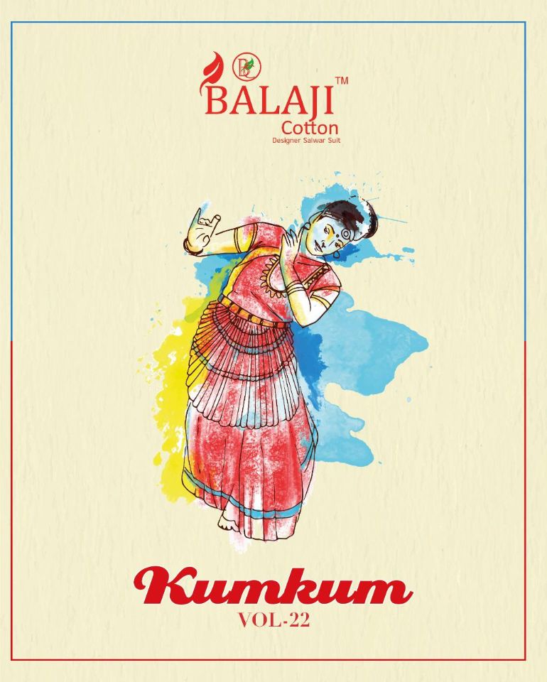 Balaji Cotton Kumkum Vol-22 Series 3631-3650 Pure Cotton Suit