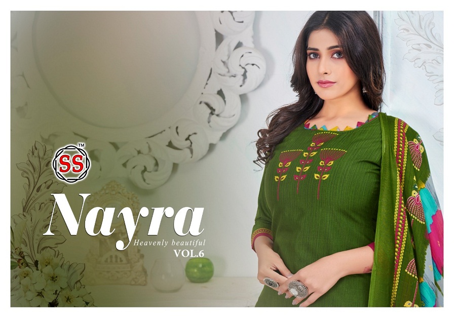 Nayra Cotton Vol-6 Series 6001-6012 Indo Cotton Print Suit