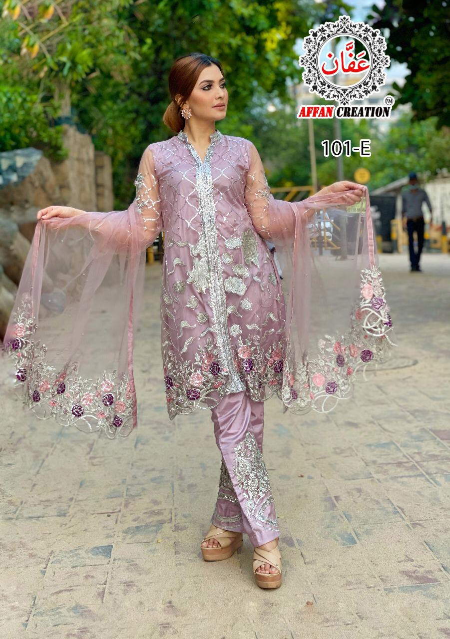 Affan Creation 101 Designer Heavy Butterfly Net Suit