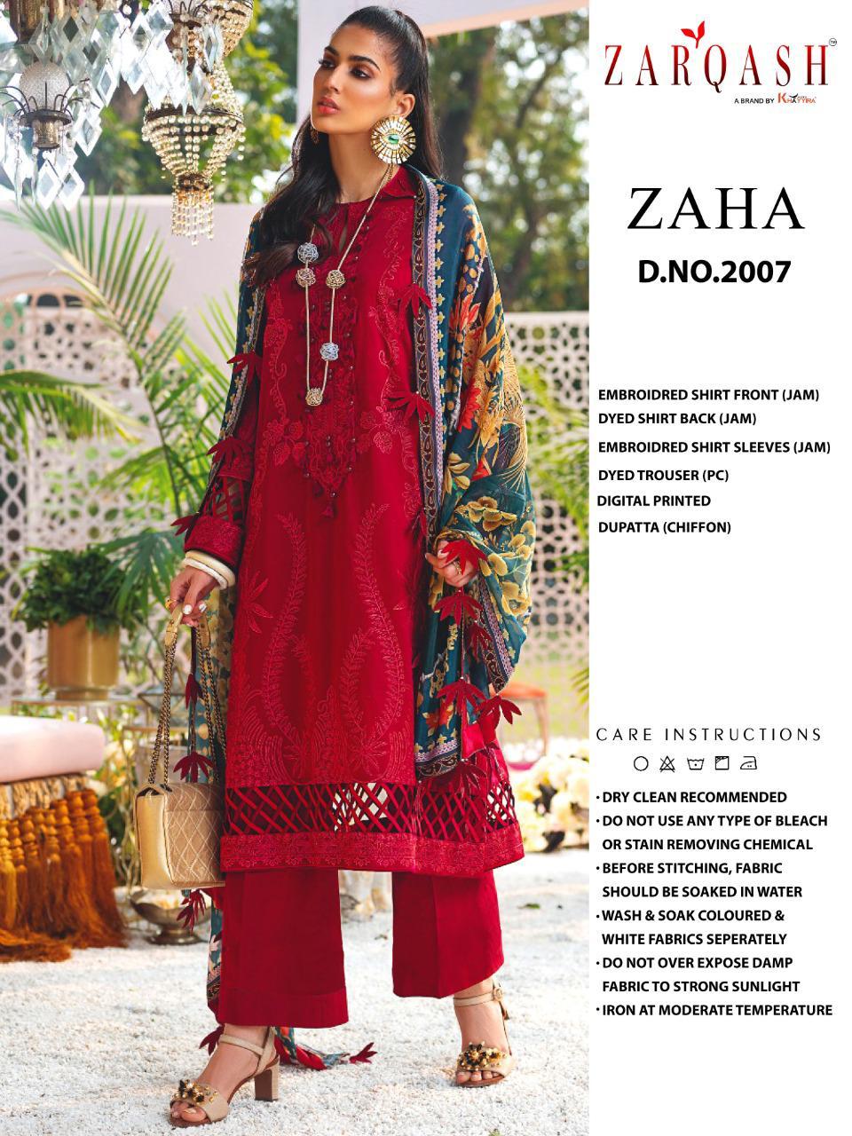Khayyira Suits Zarqash Zaha Designer Jam Satin Suit