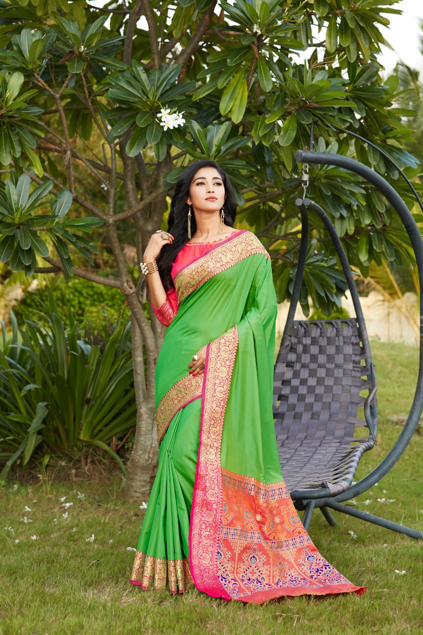 Kasturi Silk Designer Soft Silk Saree