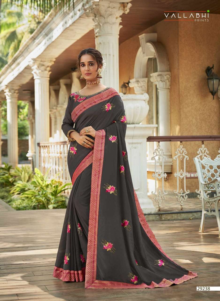 Vallabhi Kalash Series 29231-29238 Vichitra Silk Party Wear Saree