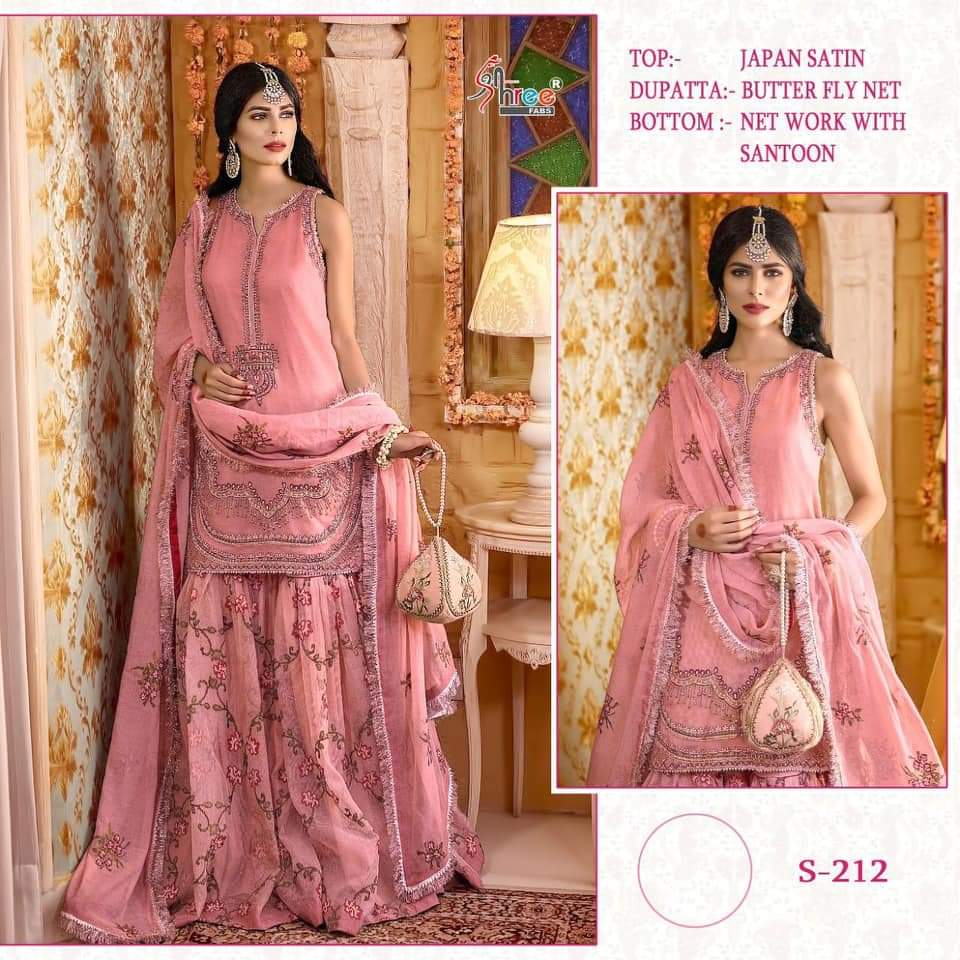 Shree Fab S-212 Designer Japan Satin Suit