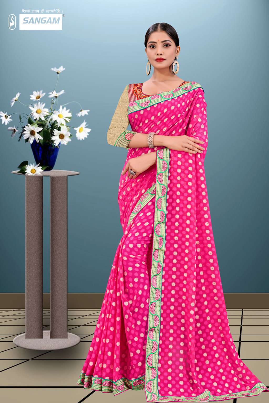 Sangam Prints Sangam Vol-11 Georgette Saree Wholesaler