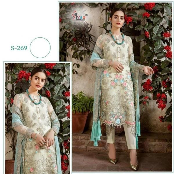 Shree Fab S-269 Designer Cambric Cotton Suit