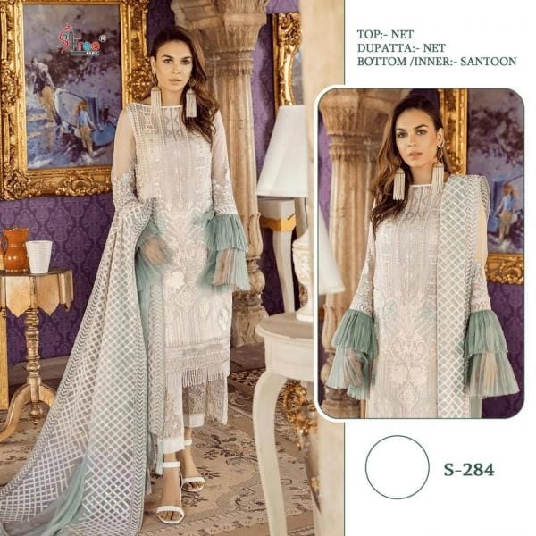 Shree Fab S-284 Designer Net Suit