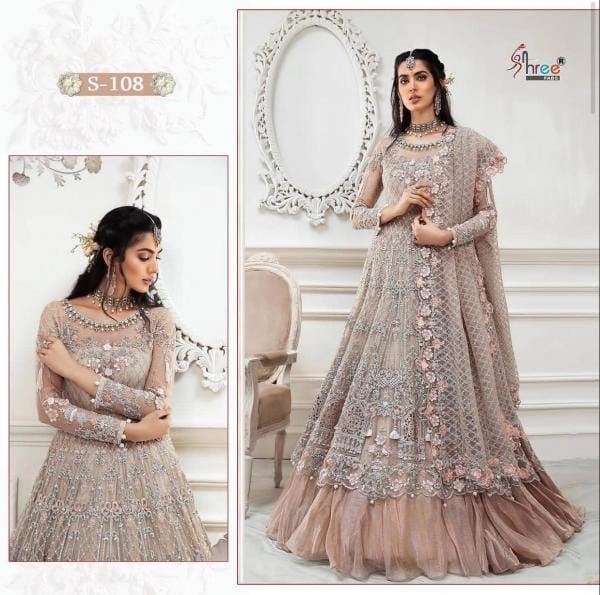 Shree Fab S-108 Designer Net Suit